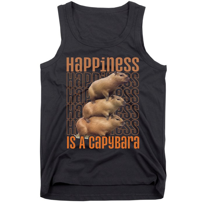 Capybara Happiness Is A Capybara Tank Top