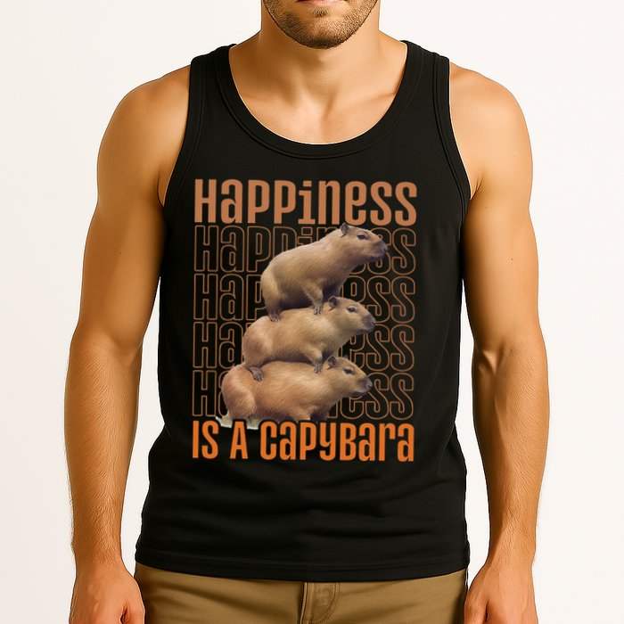 Capybara Happiness Is A Capybara Tank Top