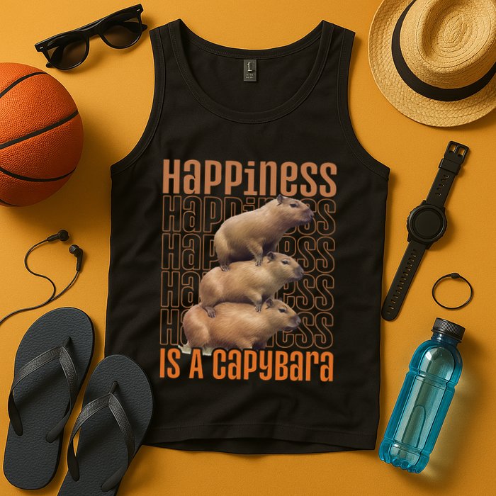 Capybara Happiness Is A Capybara Tank Top
