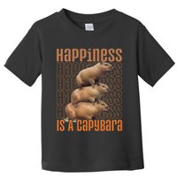 Capybara Happiness Is A Capybara Toddler T-Shirt