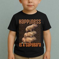 Capybara Happiness Is A Capybara Toddler T-Shirt