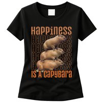 Capybara Happiness Is A Capybara Womens T-Shirt