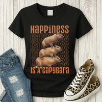Capybara Happiness Is A Capybara Womens T-Shirt