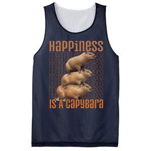 Capybara Happiness Is A Capybara Mesh Reversible Basketball Jersey Tank