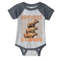 Capybara Happiness Is A Capybara Infant Baby Jersey Bodysuit