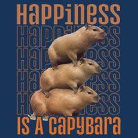 Capybara Happiness Is A Capybara Infant Baby Jersey Bodysuit