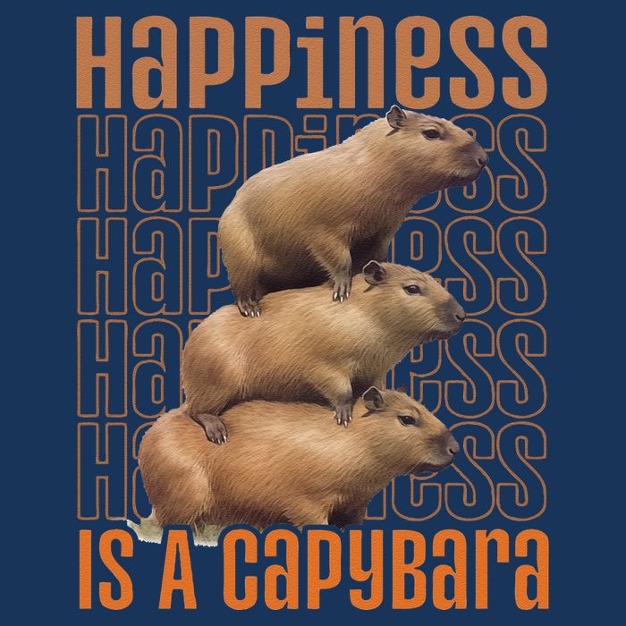 Capybara Happiness Is A Capybara Infant Baby Jersey Bodysuit