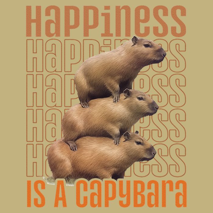 Capybara Happiness Is A Capybara Hoodie