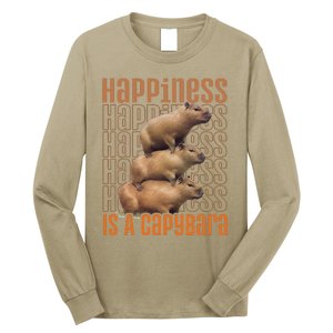 Capybara Happiness Is A Capybara Long Sleeve Shirt