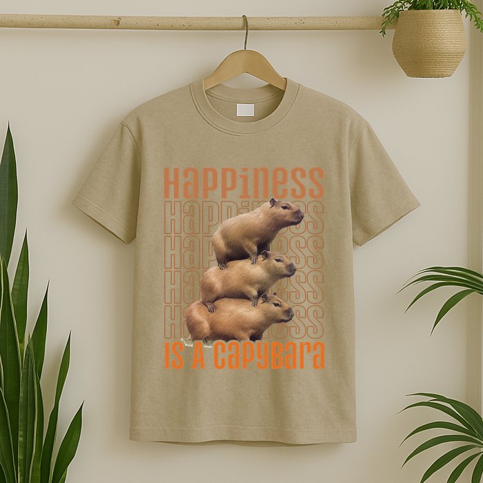 Capybara Happiness Is A Capybara T-Shirt