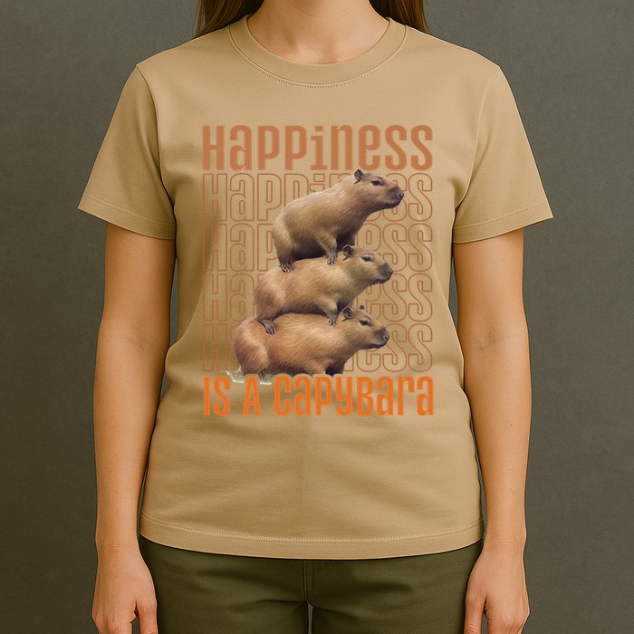 Capybara Happiness Is A Capybara T-Shirt