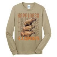 Capybara Happiness Is A Capybara Tall Long Sleeve T-Shirt