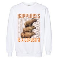 Capybara Happiness Is A Capybara Garment-Dyed Sweatshirt