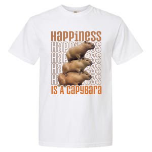 Capybara Happiness Is A Capybara Garment-Dyed Heavyweight T-Shirt