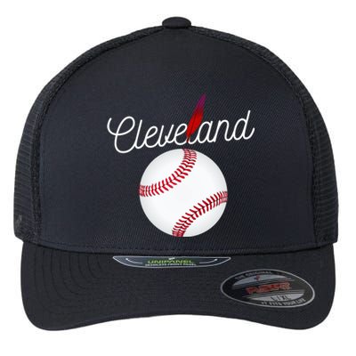 Cleveland Hometown Indian Tribe City Flexfit Unipanel Trucker Cap