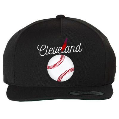 Cleveland Hometown Indian Tribe City Wool Snapback Cap