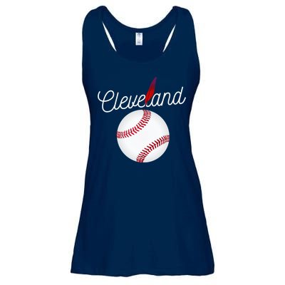 Cleveland Hometown Indian Tribe City Ladies Essential Flowy Tank