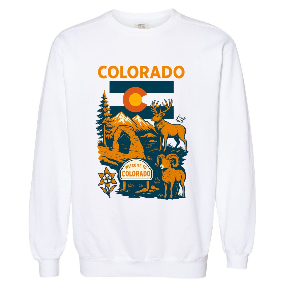 Connecticut Heritage Icons Garment-Dyed Sweatshirt