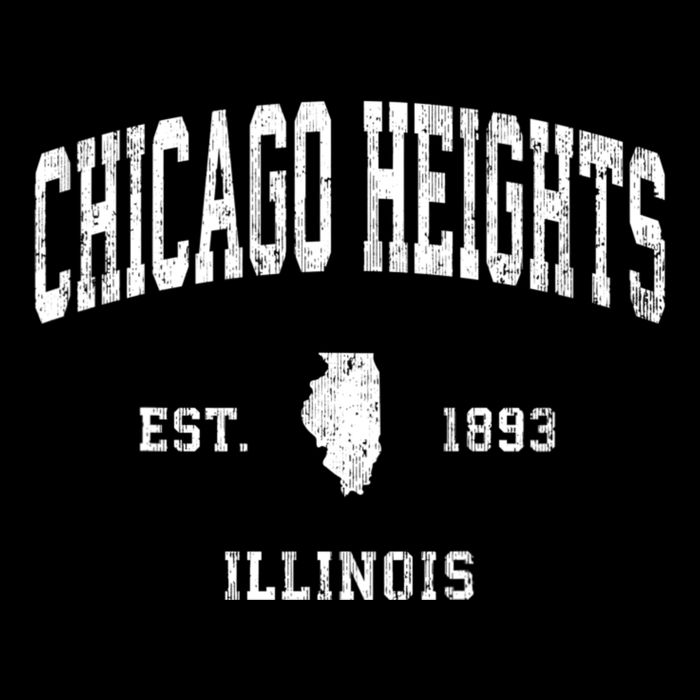 Chicago Heights Illinois Il Vintage Athletic Sports Doggie Tank