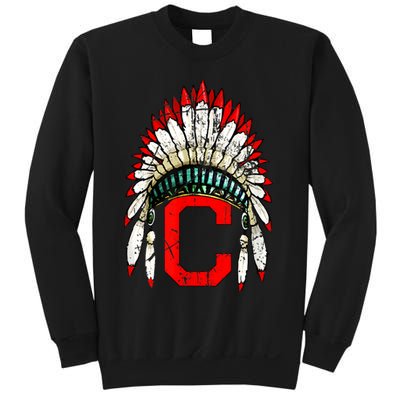 Cleveland Hometown Indian Tribe Vintage For Baseball Fans Sweatshirt