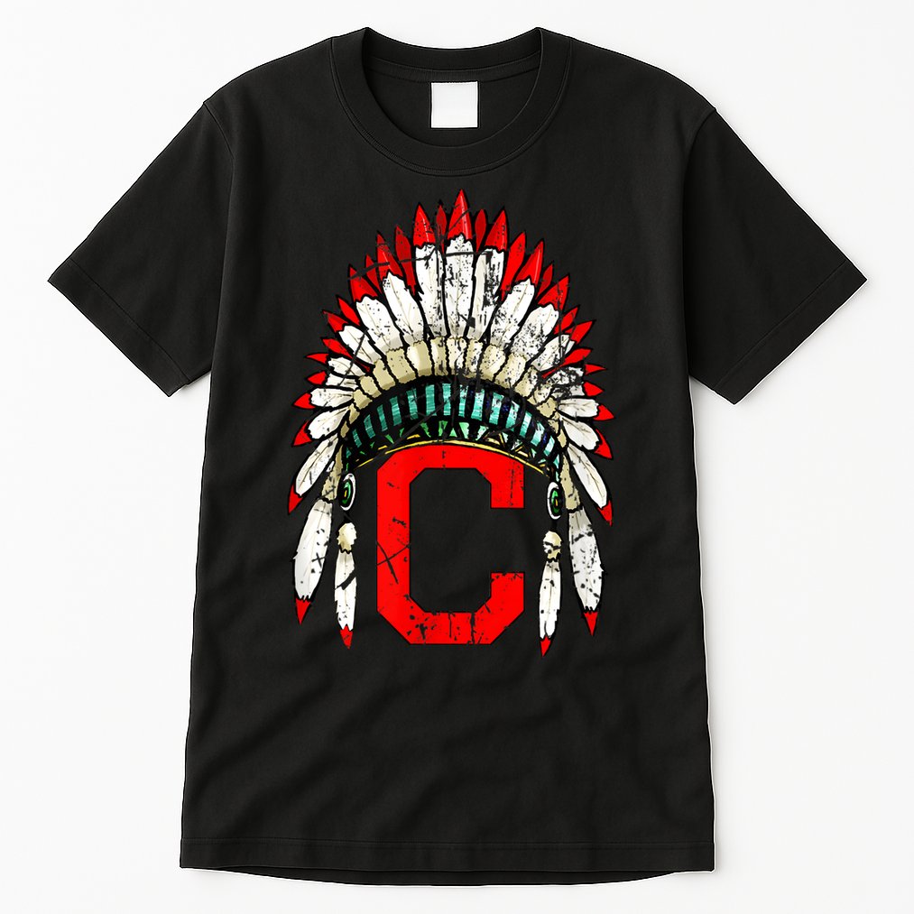 Cleveland Hometown Indian Tribe Vintage For Baseball Fans Tall T-Shirt