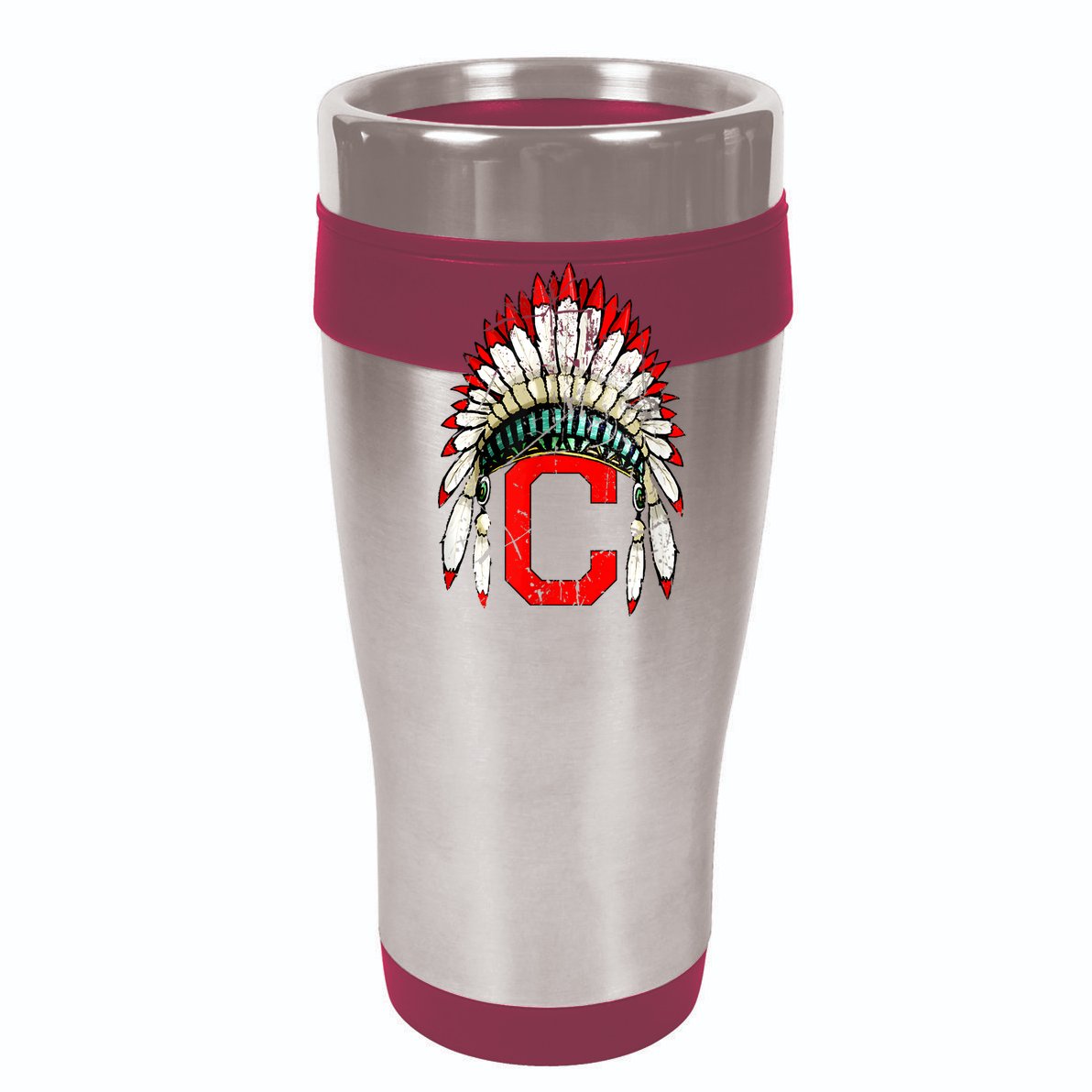 Cleveland Hometown Indian Tribe Vintage For Baseball Fans 16 in Basic Backpack