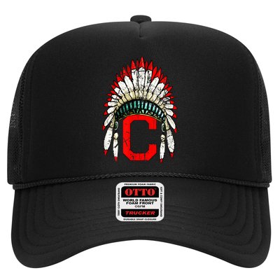 Cleveland Hometown Indian Tribe Vintage For Baseball Fans Hat