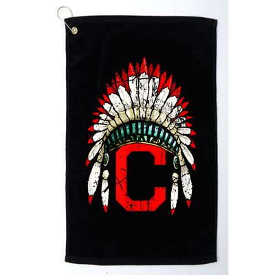 Cleveland Hometown Indian Tribe Vintage For Baseball Fans Golf Towel
