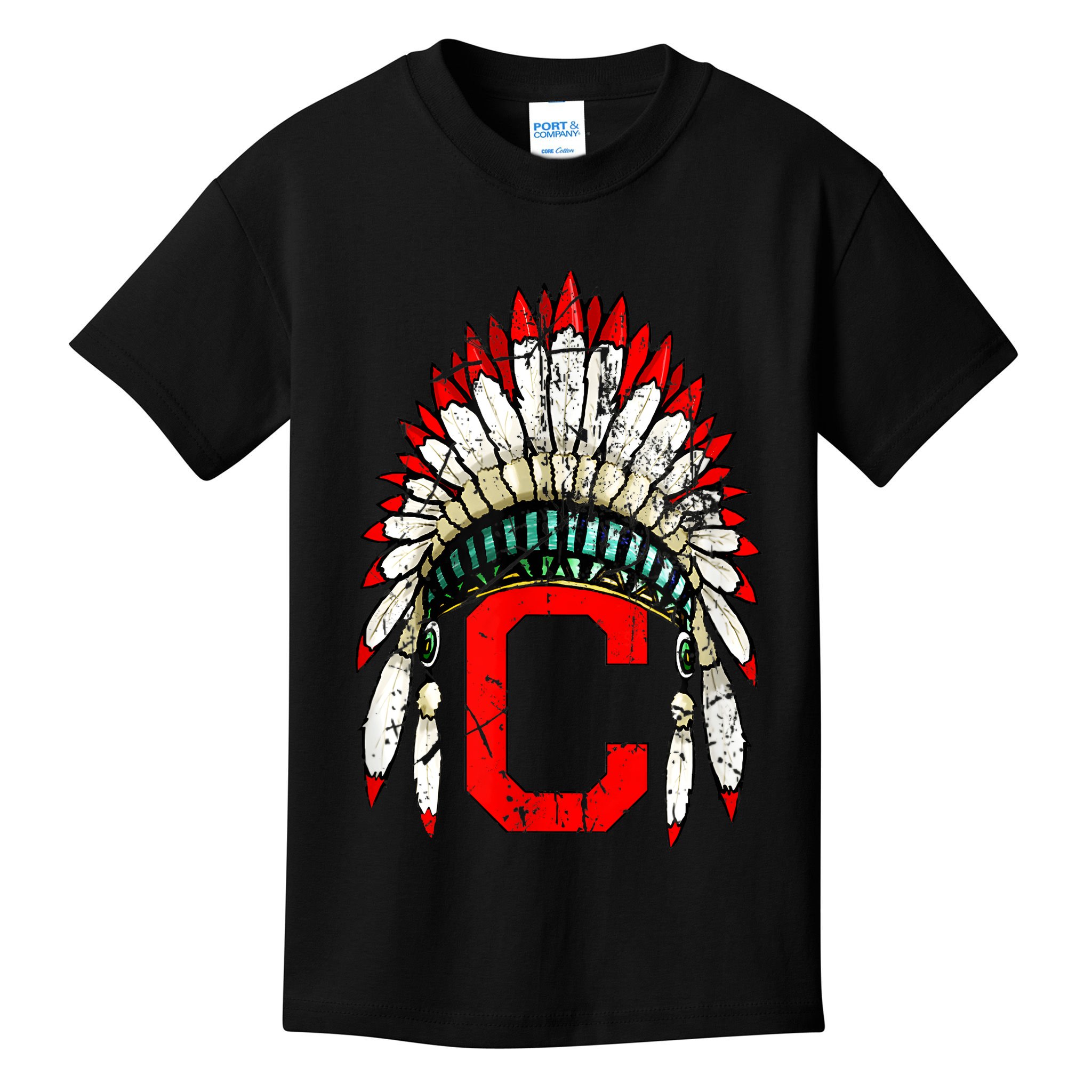 Cleveland Hometown Indian Tribe Vintage For Baseball Fans Kids T-Shirt