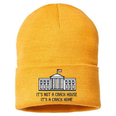 Crack Home It’s Not A Crack House It’s A Crack Home Sustainable Knit Beanie