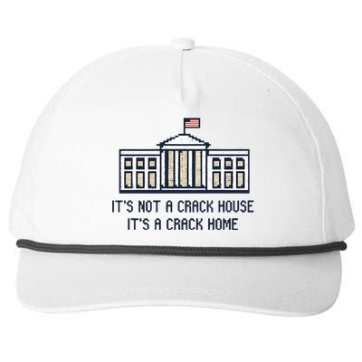 Crack Home It’s Not A Crack House It’s A Crack Home Snapback Five-Panel Rope Hat