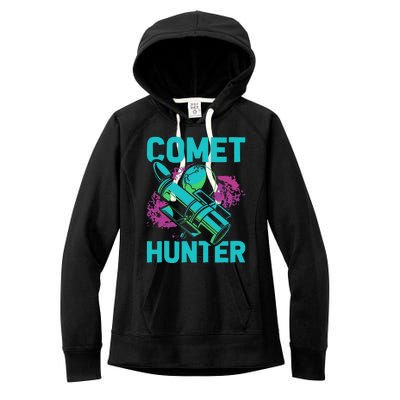 Comet Hunter I Astronomy Women's Fleece Hoodie