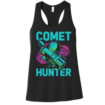 Comet Hunter I Astronomy Women's Racerback Tank