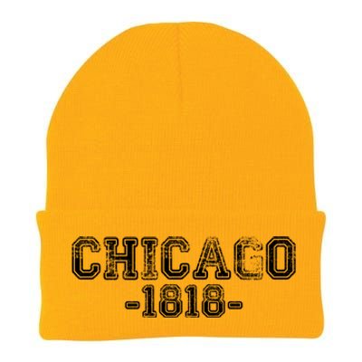 Chicago 1818 Retro Knit Cap Winter Beanie