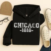 Chicago 1818 Retro Hoodie
