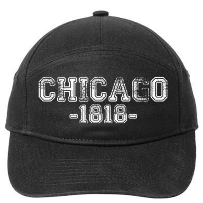 Chicago 1818 Retro 7-Panel Snapback Hat