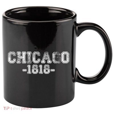 Chicago 1818 Retro 11oz C Handle Ceramic Mug