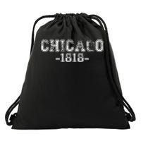 Chicago 1818 Retro Drawstring Bag