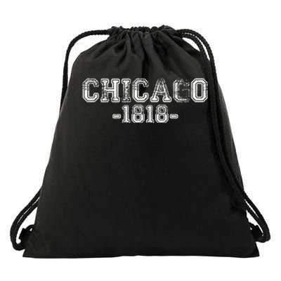 Chicago 1818 Retro Drawstring Bag