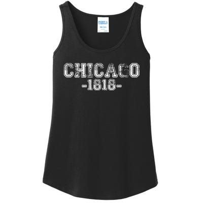 Chicago 1818 Retro Ladies Essential Tank