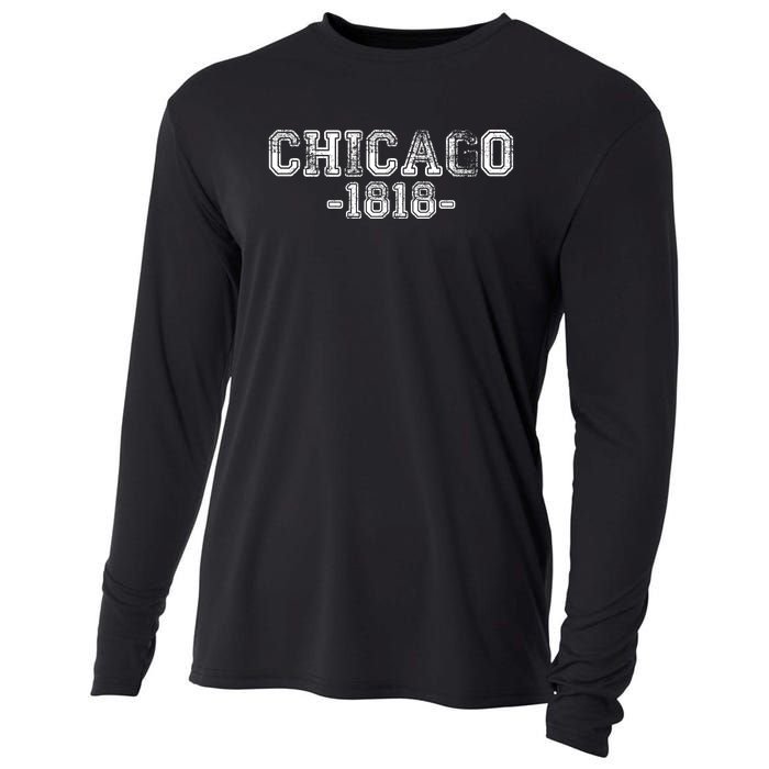 Chicago 1818 Retro Cooling Performance Long Sleeve Crew