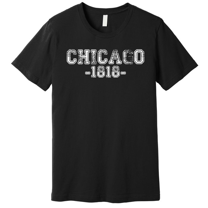 Chicago 1818 Retro Premium T-Shirt