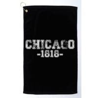 Chicago 1818 Retro Golf Towel