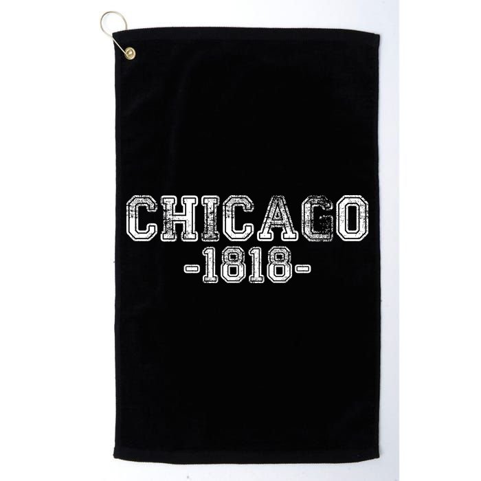 Chicago 1818 Retro Golf Towel