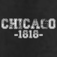 Chicago 1818 Retro Golf Towel