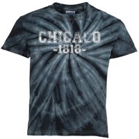 Chicago 1818 Retro Kids Tie-Dye T-Shirt