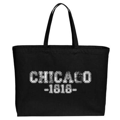 Chicago 1818 Retro Cotton Canvas Jumbo Tote