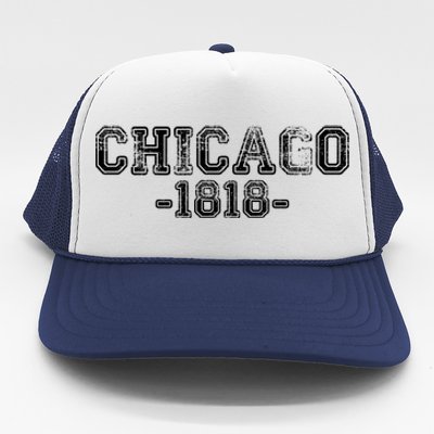 Chicago 1818 Retro Trucker Hat