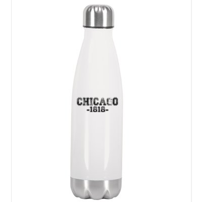 Chicago 1818 Retro Stainless Steel Insulated Water Bottle