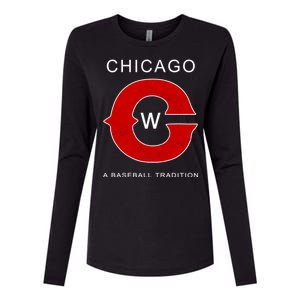 Chicago A Baseball Tradition Womens Cotton Relaxed Long Sleeve T-Shirt